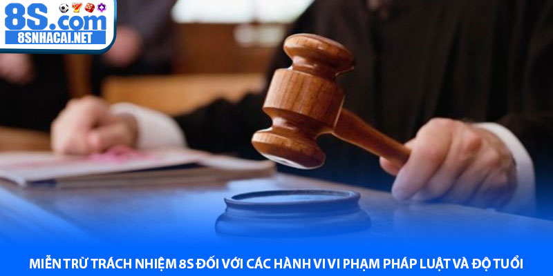Miễn trừ trách nhiệm 8S đối với các hành vi vi phạm pháp luật và độ tuổi